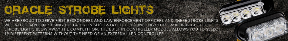 Programmable Strobe LED Lights