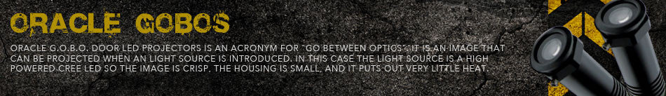 GOBO Projector Car Door Lights