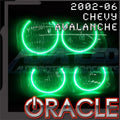 2002-2006 Chevy Avalanche LED Headlight Halo Kit