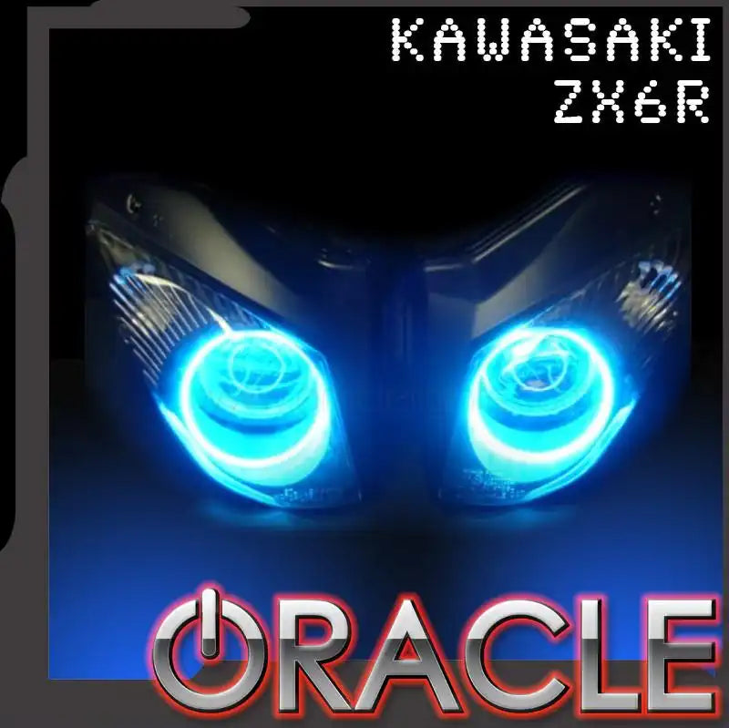 ORACLE Lighting 2007-2009 Kawasaki ZX-6R LED Headlight Halo Kit ORACLE Lighting 2007-2009 Kawasaki ZX-6R LED Headlight Halo Kit