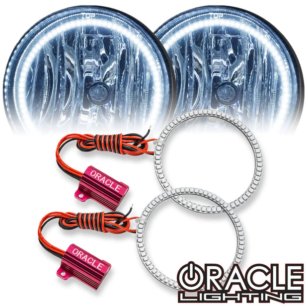 2007-2013 GMC Sierra LED Fog Light Halo Kit