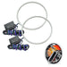 2003-2010 Hummer H2 Surface Mount LED Headlight Halo Kit with RF Controller.