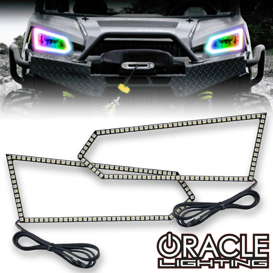 2014-2019 Polaris Ranger 570/900/1000 Dynamic ColorSHIFT RGB+W Headlight Halo Kit