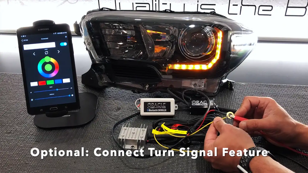 2016-2023 Toyota Tacoma Dynamic ColorSHIFT RGB+A Headlight DRL Kit
