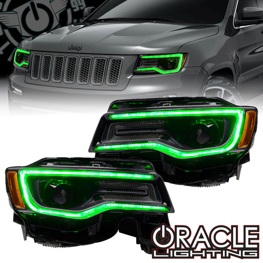 2014-2021 Jeep Grand Cherokee Dynamic ColorSHIFT Headlight DRL Upgrade Kit