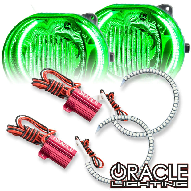 2002-2004 Jeep Liberty LED Fog Light Halo Kit