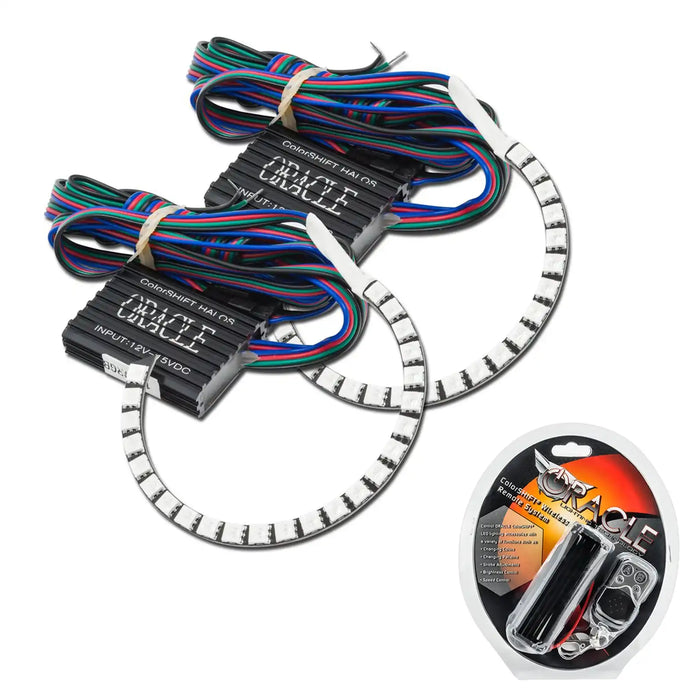 Colorshift halos with RF controller