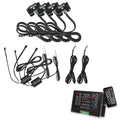 Jeep Wrangler JL ColorSHIFT RGB+W Headlight DRL Upgrade Kit with 2.0 Controller.