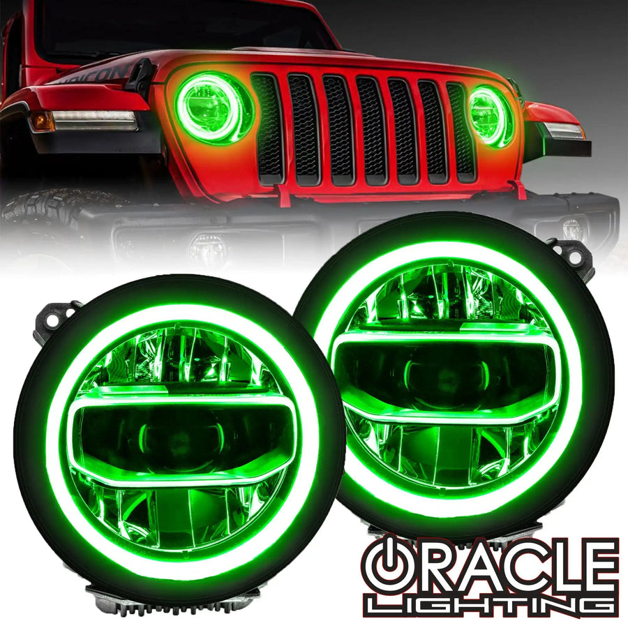 Jeep Gladiator JT ColorSHIFT RGB+W Headlight DRL Upgrade Kit