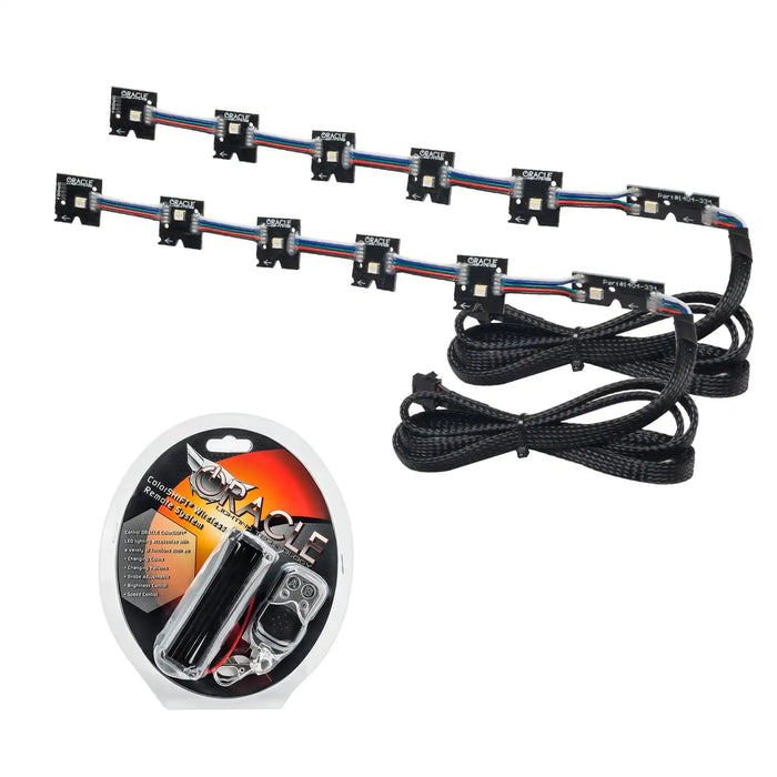 2014-2024 Infiniti Q50 ColorSHIFT RGB+W Headlight Halo Upgrade Kit with RF Controller.