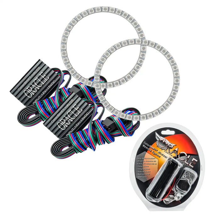 Colorshift halos with RF controller