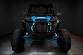 Polaris RZR with cyan DRLs