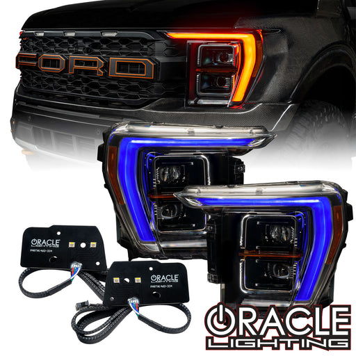 2021-2023 Ford F-150 ColorSHIFT RGB+W Headlight DRL Upgrade Kit