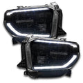 Toyota Tundra headlights with white DRLs