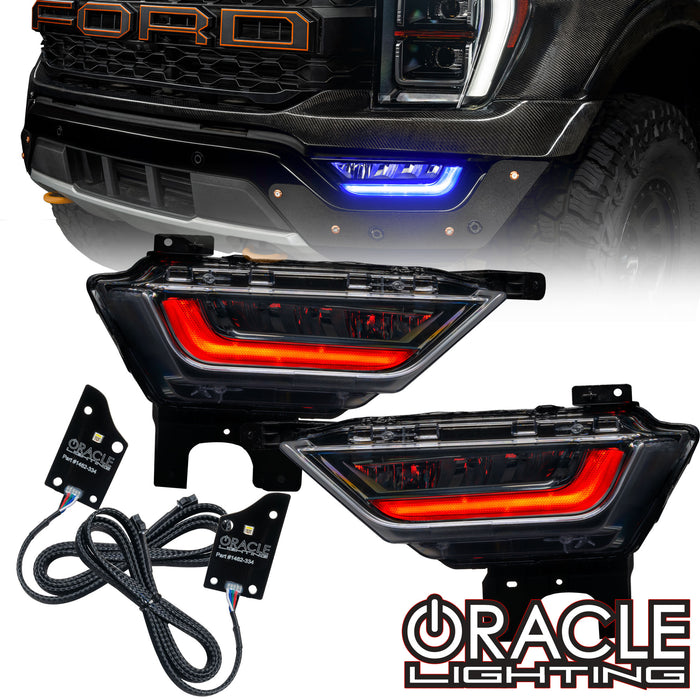 ORACLE Lighting 2021-2023 Ford F-150 ColorSHIFT RGB+W Fog Light DRL Upgrade Kit