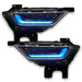 Ford F-150 fog lights with cyan DRLs