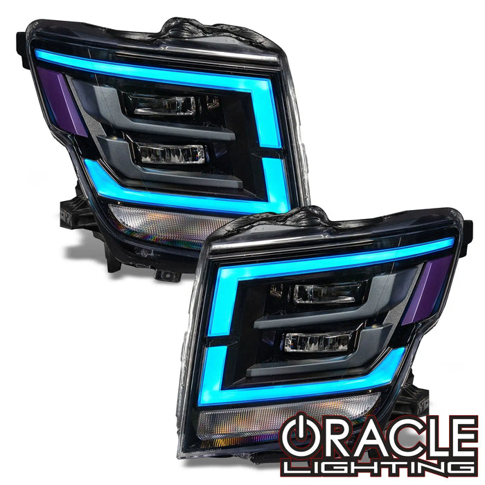 2021-2024 Nissan Titan ColorSHIFT RGB+W Headlight DRL Upgrade