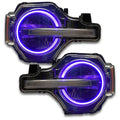 Bronco headlights with purple halos