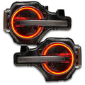Bronco headlights with red halos