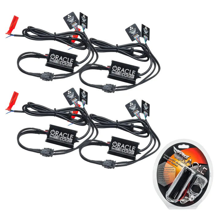 Colorshift demon eye circuit boards with RF controller