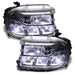 Ford maverick headlights with white demon eye