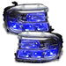 Ford maverick headlights with blue demon eye