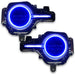 Bronco headlights with blue halos and DRL