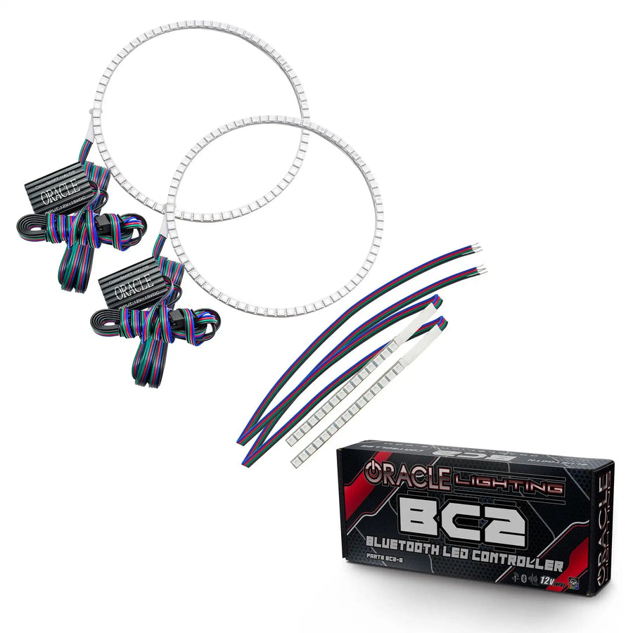 ORACLE Lighting 2021-2025 Ford Bronco ColorSHIFT Headlight Halo Kit w/DRL Bar - Base Headlights