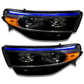 Ford explorer headlights with blue DRL