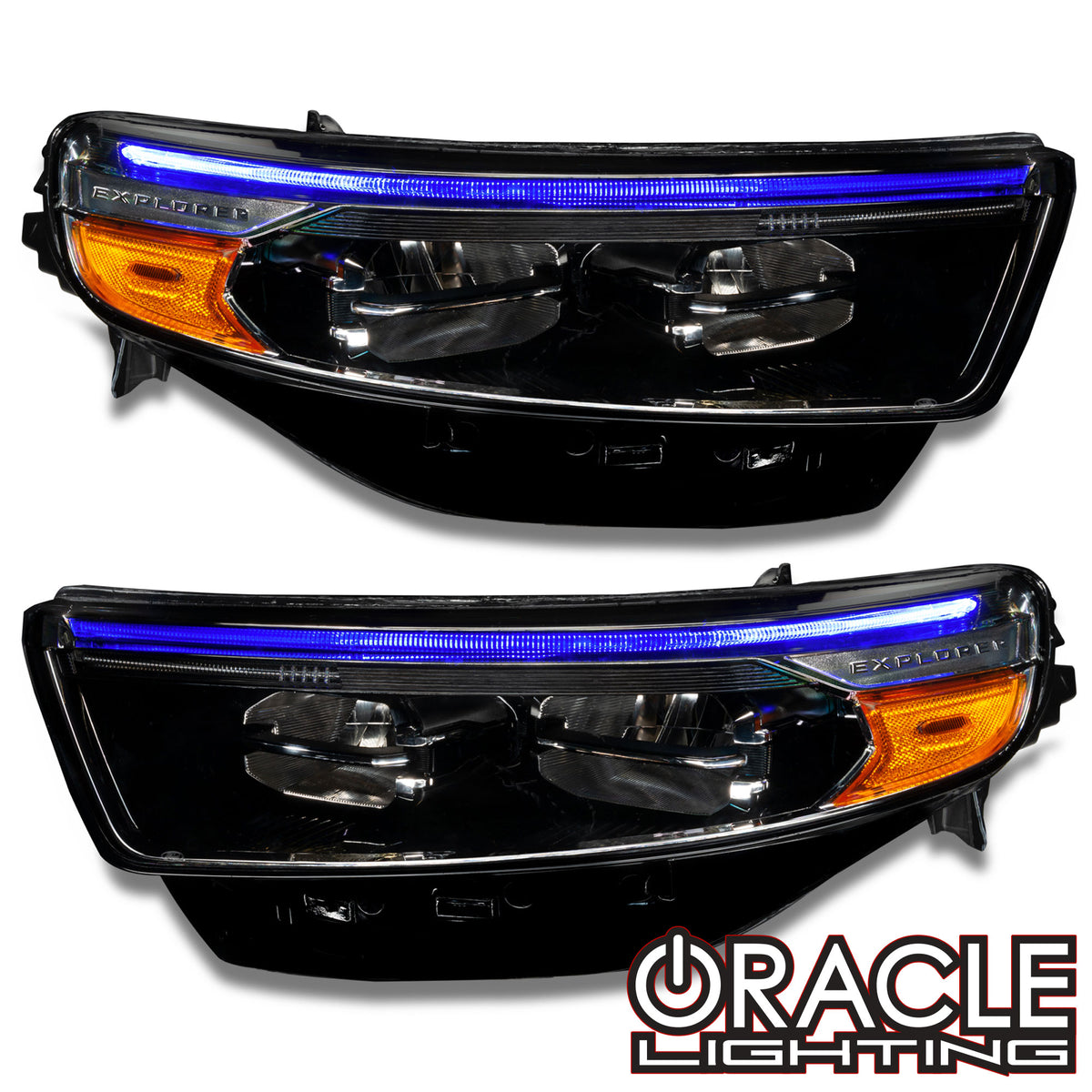LED Headlights Assembly Compatible with 2020 2021 2022 2023 2024 Ford Explorer Right Passenger Side Headlamp Replace # LB5B-13W029, MB5B-13W029