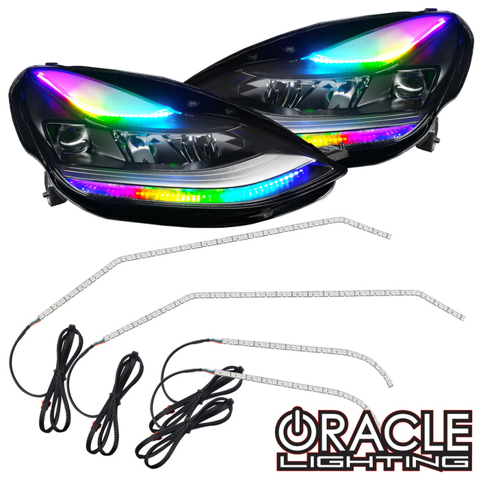ORACLE Lighting 2021+ Tesla Model 3 Dynamic ColorSHIFT Headlight DRL Upgrade