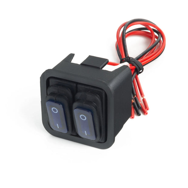 Mercedes-Benz Sprinter W907/W910 (2018+) Dual In-Dash Switch Pod - PRE-ORDER with blue LED illumination