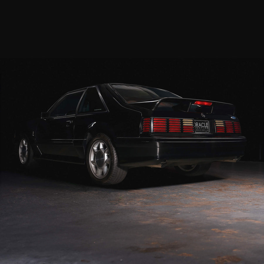 ORACLE Lighting RETRO LED 1987-1993 Ford Mustang GT "Cheesegrater" Sequential Tail Light Conversion Kit - Plug & Play