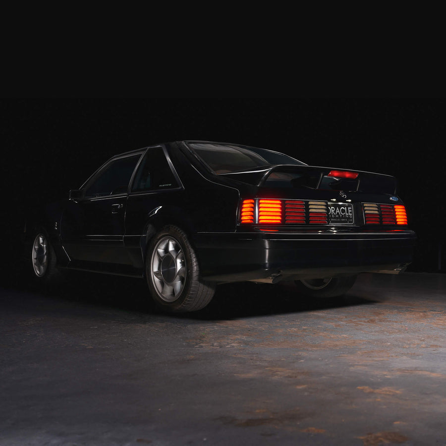 ORACLE Lighting RETRO LED 1987-1993 Ford Mustang GT "Cheesegrater" Sequential Tail Light Conversion Kit - Plug & Play