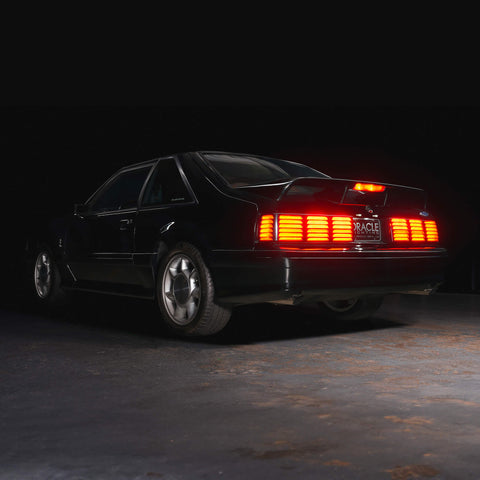 ORACLE Lighting RETRO LED 1987-1993 Ford Mustang GT "Cheesegrater" Sequential Tail Light Conversion Kit - Plug & Play
