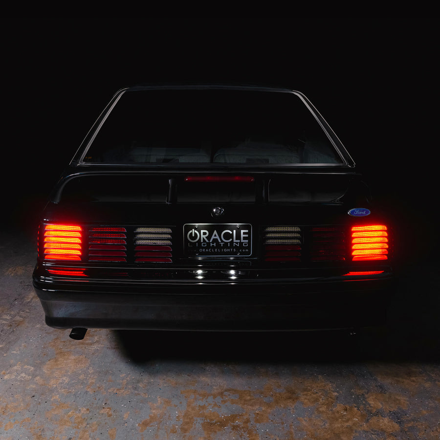 ORACLE Lighting RETRO LED 1987-1993 Ford Mustang GT "Cheesegrater" Sequential Tail Light Conversion Kit - Plug & Play