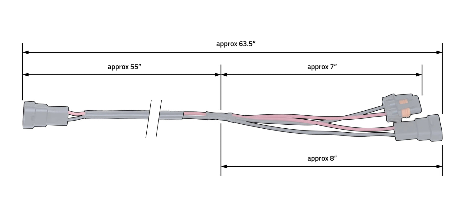 TRIGGER 14 Gauge Long Y Harness