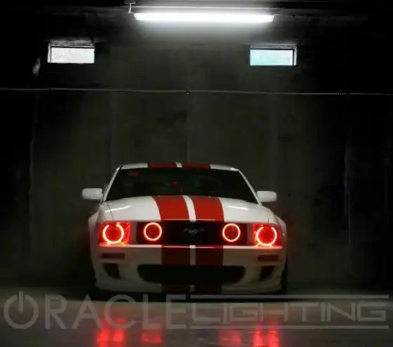 2005-2009 Ford Mustang GT Grill Fog Light Halo Kit
