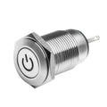 Pre-Wired Power Symbol Flush Mount LED Switch