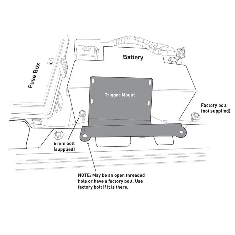 TRIGGER Jeep JL-JT Inner Fender Controller Bracket