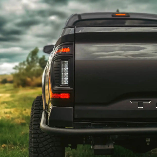 Lensless LED Tail Lights 2016-2023 Toyota Tacoma Sequential Turn Signals