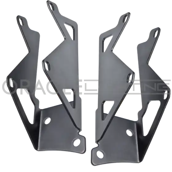 Jeep JK Dual Light Mounting Pillar Brackets (Pair)