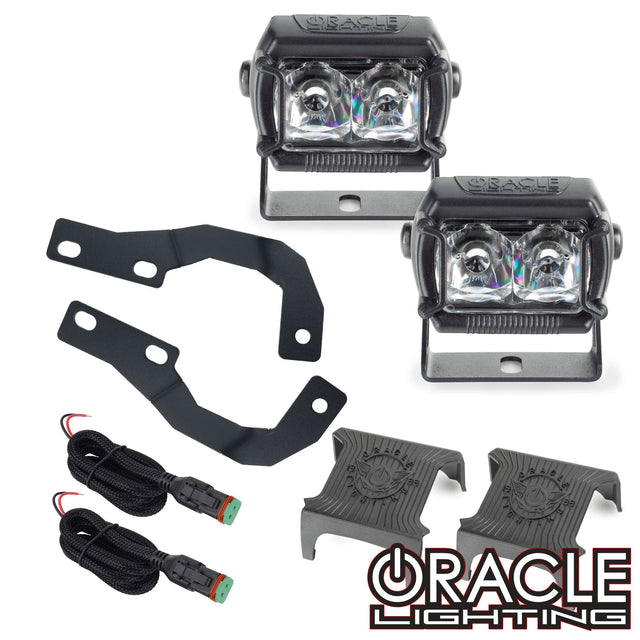 2010-2023 Lexus GX460 A-Pillar Hood Mount Brackets w/ VEGA™ Series 2 Spotlights