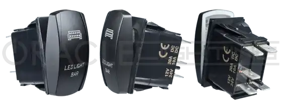 LED Light Bar Deluxe Rocker Switch