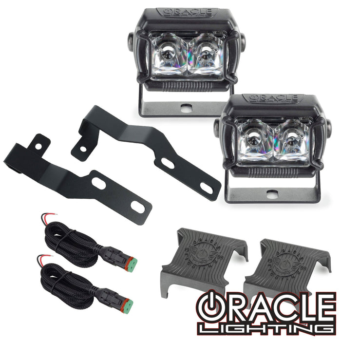 2005-2014 Toyota Tacoma A-Pillar Hood Mount Brackets w/ VEGA™ Series 2 Spotlights
