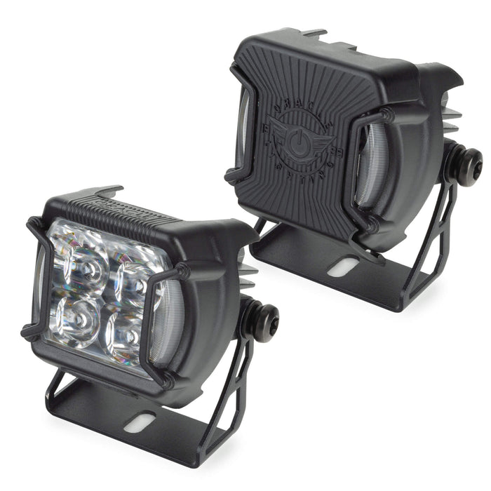 2005-2014 Toyota Tacoma A-Pillar Hood Mount Brackets w/ VEGA™ Series 4 Spotlights