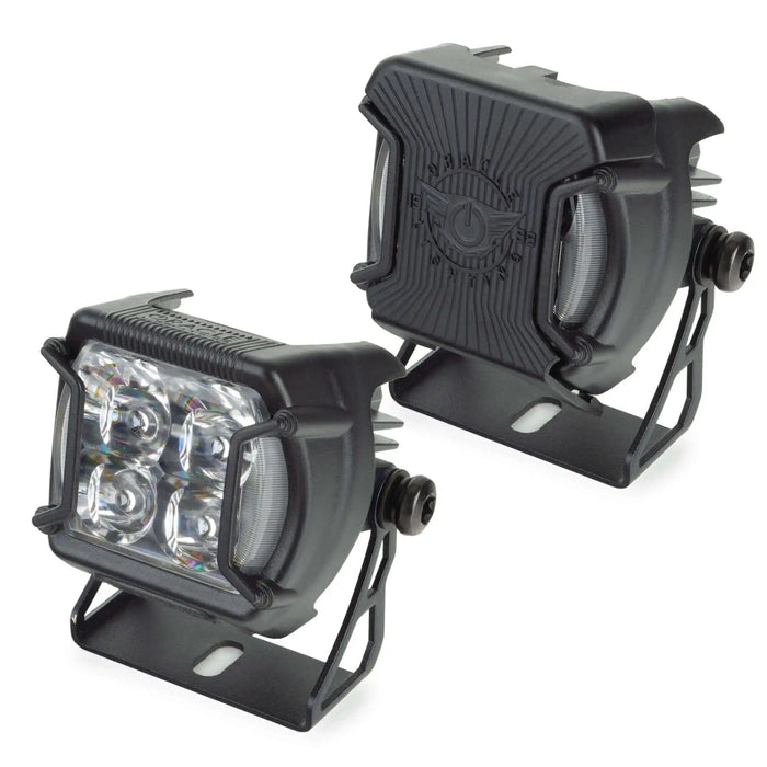 ORACLE Lighting 2015-2023 Ford F-150 A-Pillar Hood Mount Brackets w/ VEGA™ Series 4 Spotlights