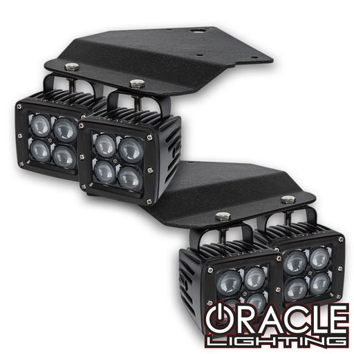 2010-2014 Ford Raptor Fog Light Replacement Brackets + Lights Combo