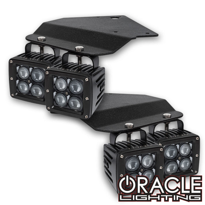 ORACLE 2010-2014 Ford Raptor Fog Light Replacement Brackets + Lights Combo