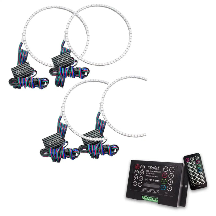 2005-2007 Dodge Dakota LED Headlight Halo Kit with 2.0 Controller.